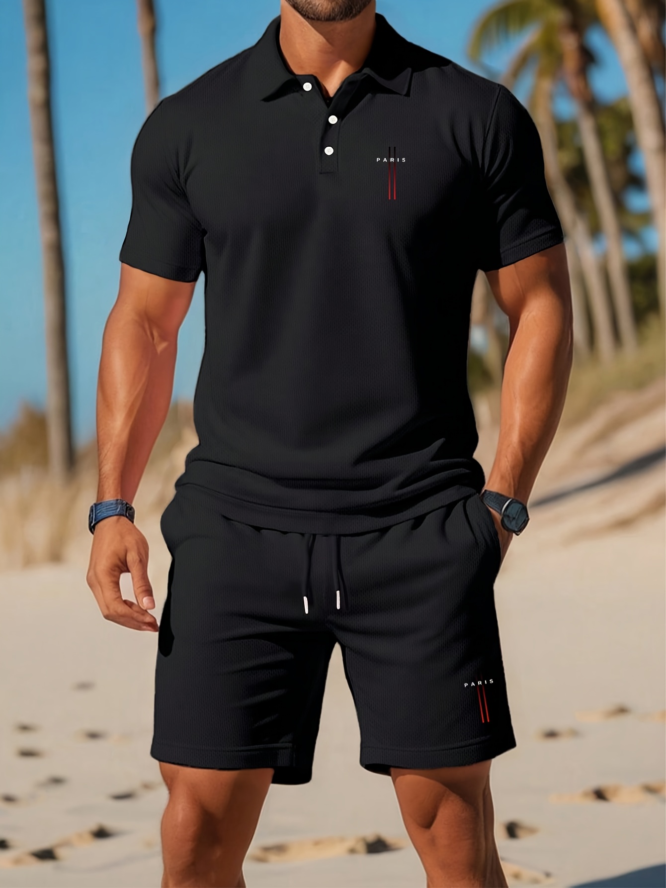 3D Printing Design Free - Set Kaos Polo Pria Musim Panas