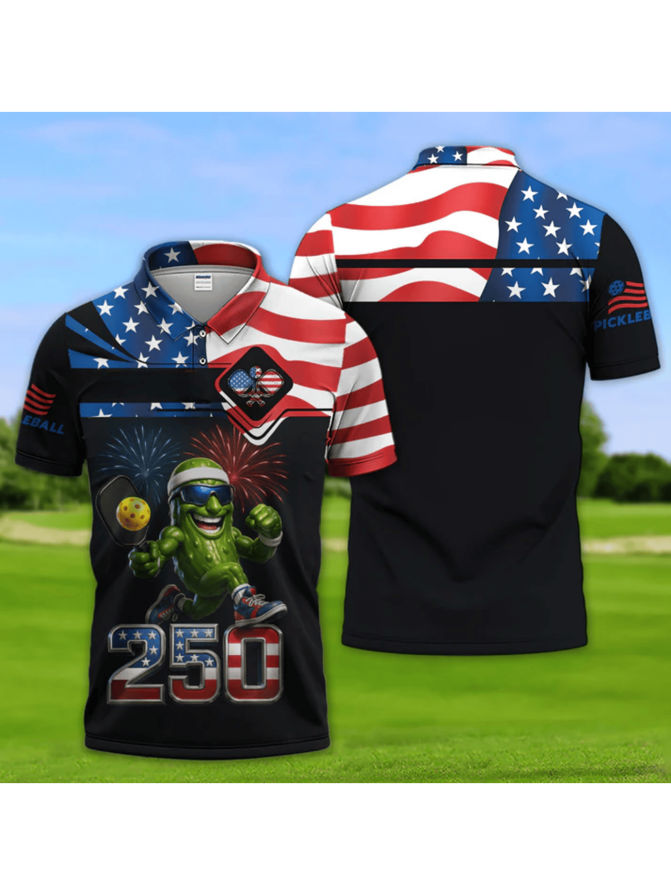 3D Printing Eagle - Kaos Polo Pria Edisi Ulang Tahun
