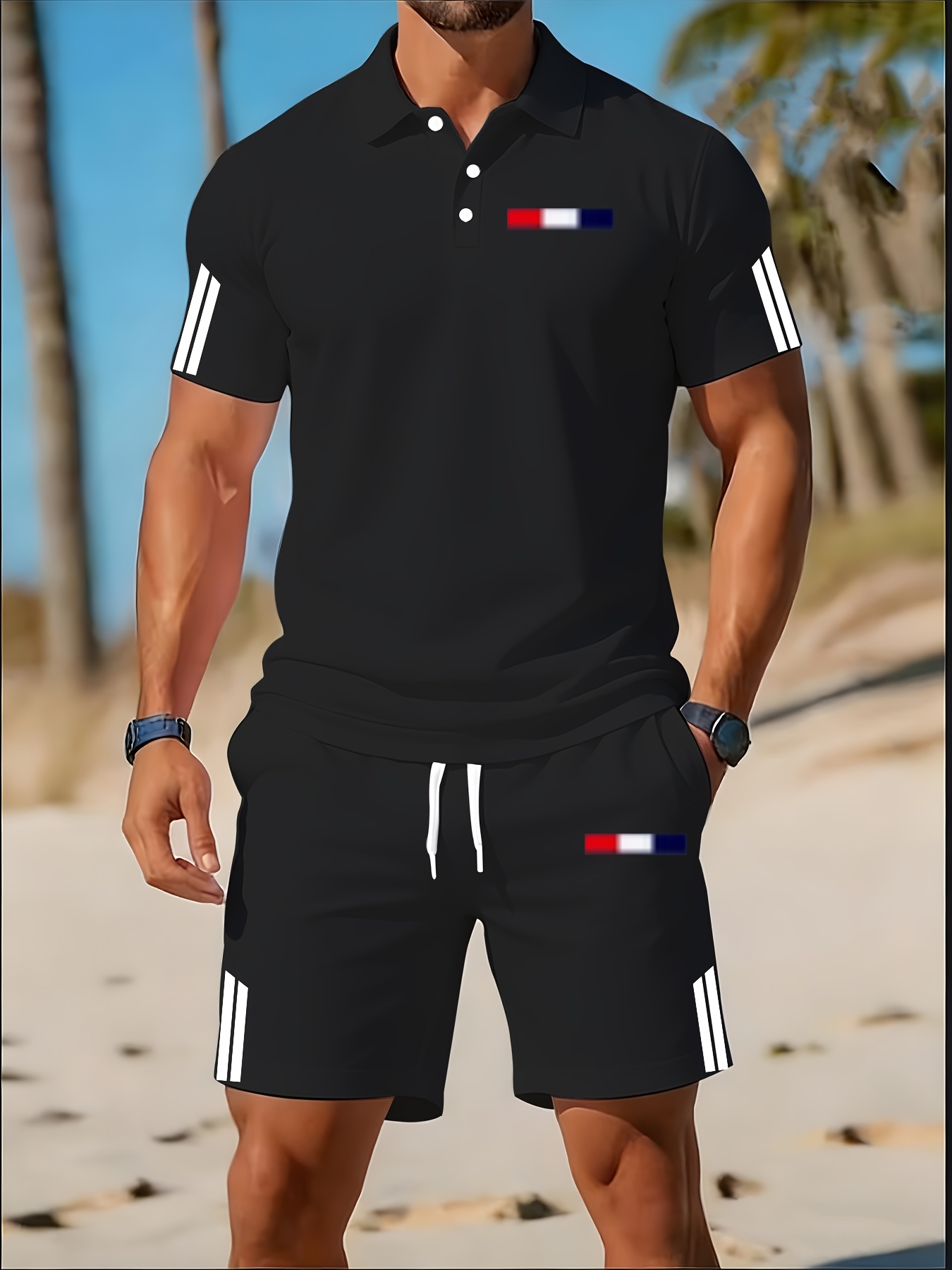 3D Printing Design Free - Set Kaos Polo Pria Musim Panas