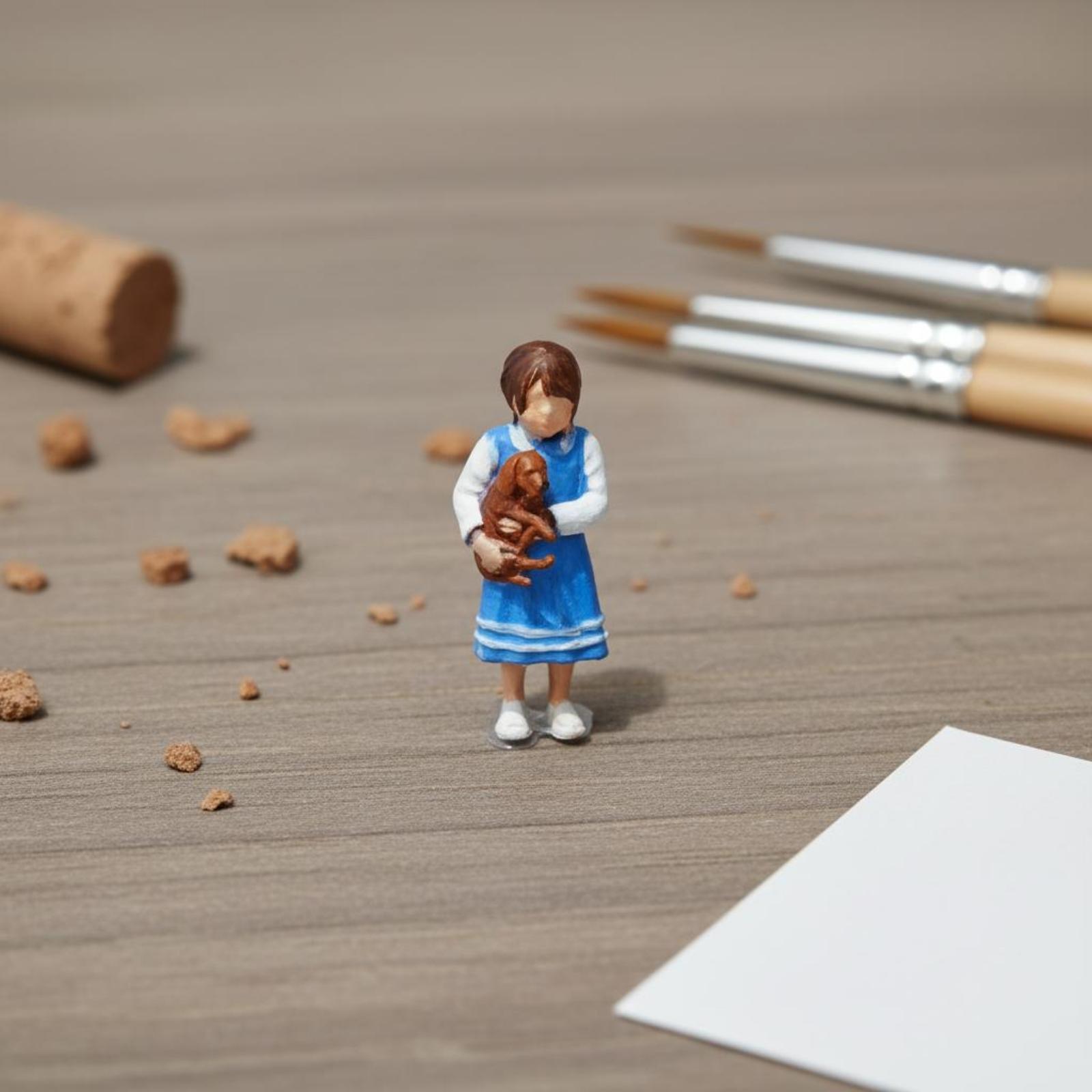 3D Printing Model - Figur Adegan Taman Diorama Cetak 3D