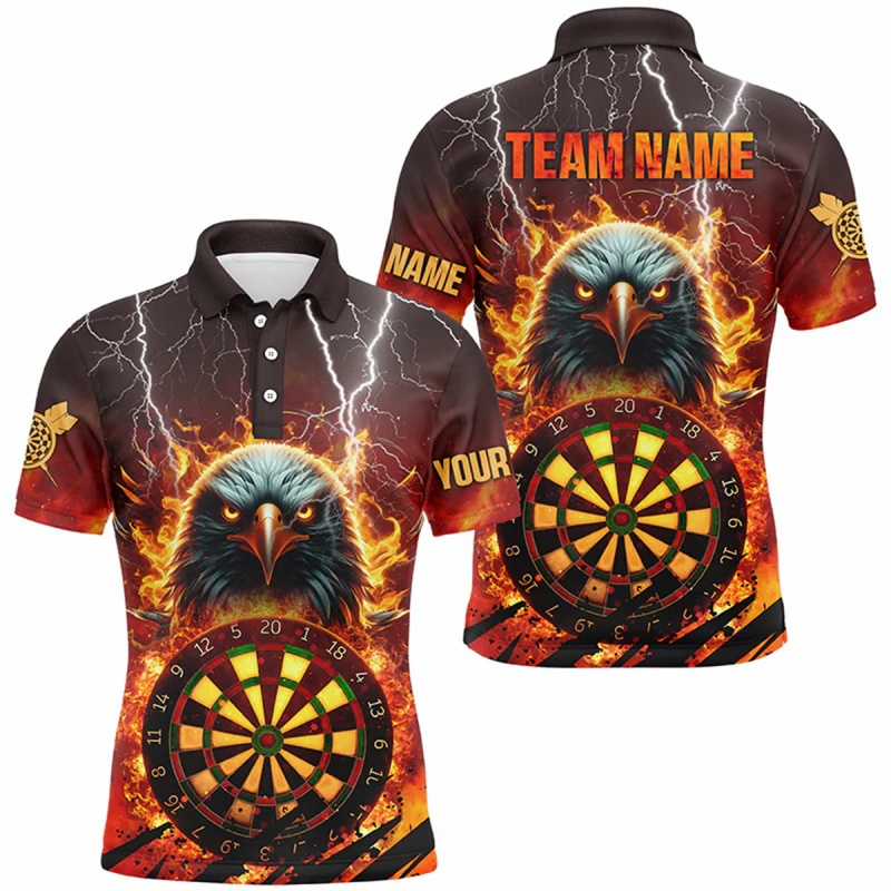 3D Printing Eagle - Kaus Polo Pola Elang Naga Kerangka