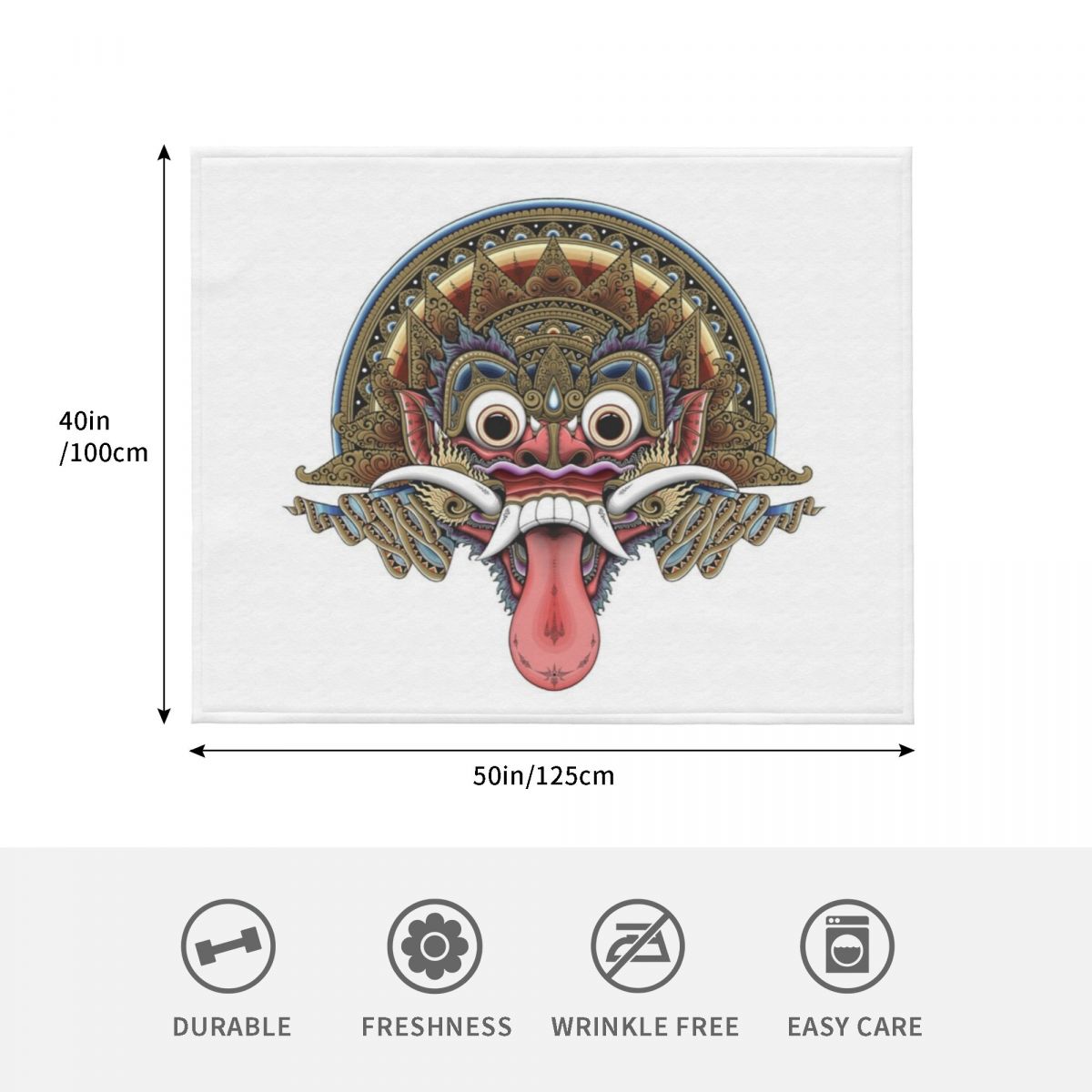 Selimut Bali Boma Lembut Warna - 3D Printing Bali ulasan dan harga