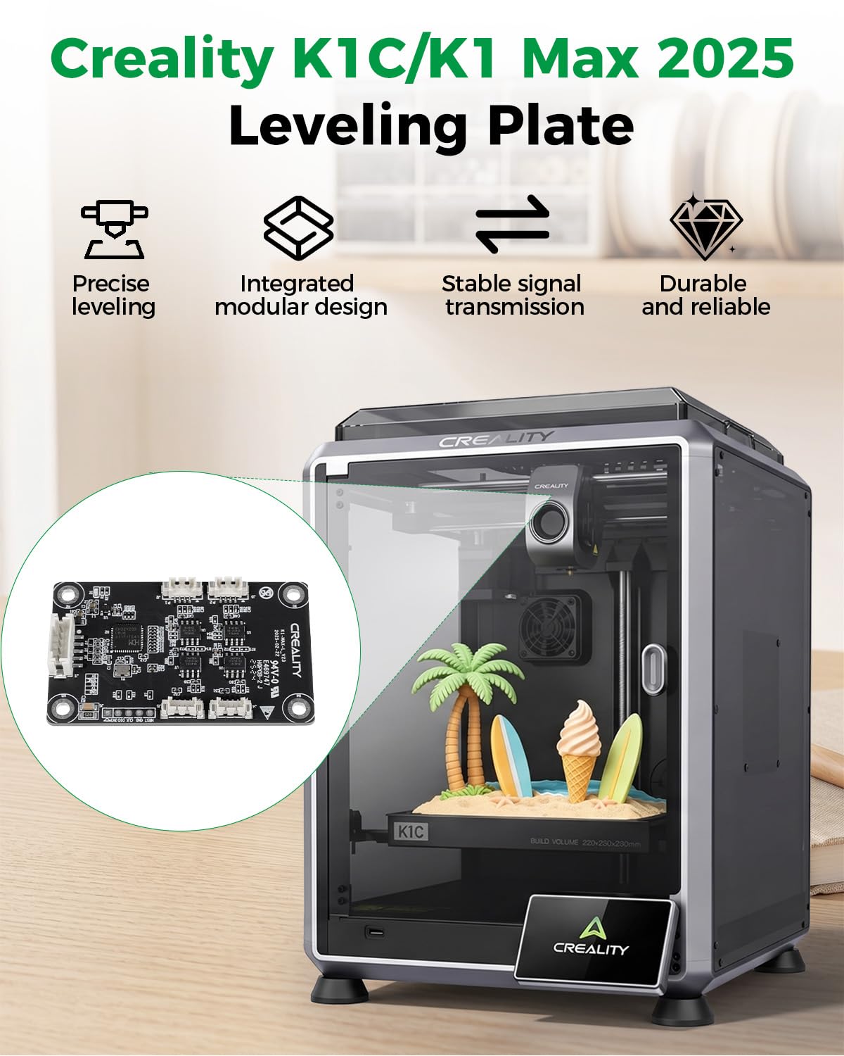 Papan Kontrol Perataan Tempat  - 3D Printing Output ulasan dan harga