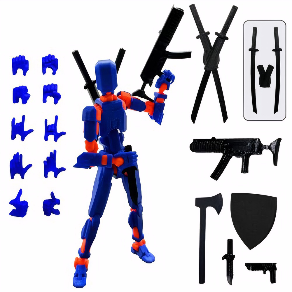 Titan 13 Figur Aksi T13 Gambar - 3D Printing Titanium ulasan dan harga