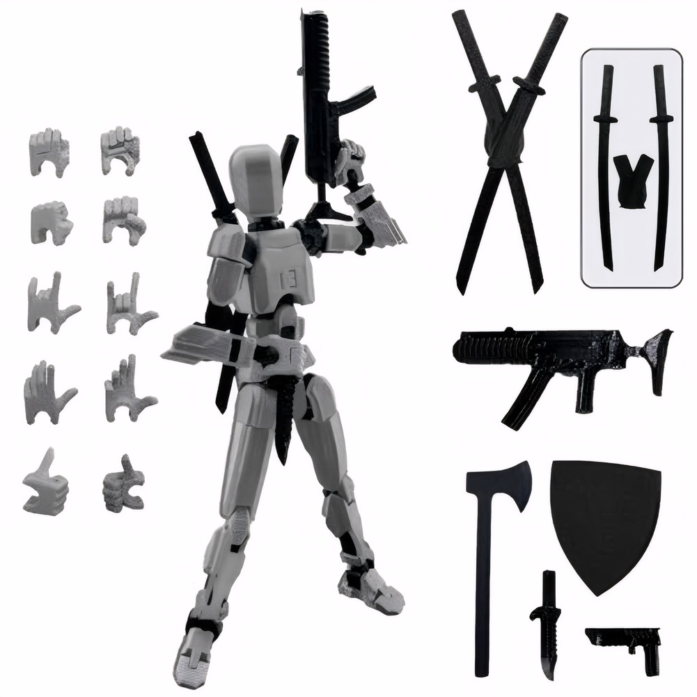 Titan 13 Figur Aksi T13 Gambar - 3D Printing Titanium ulasan dan harga