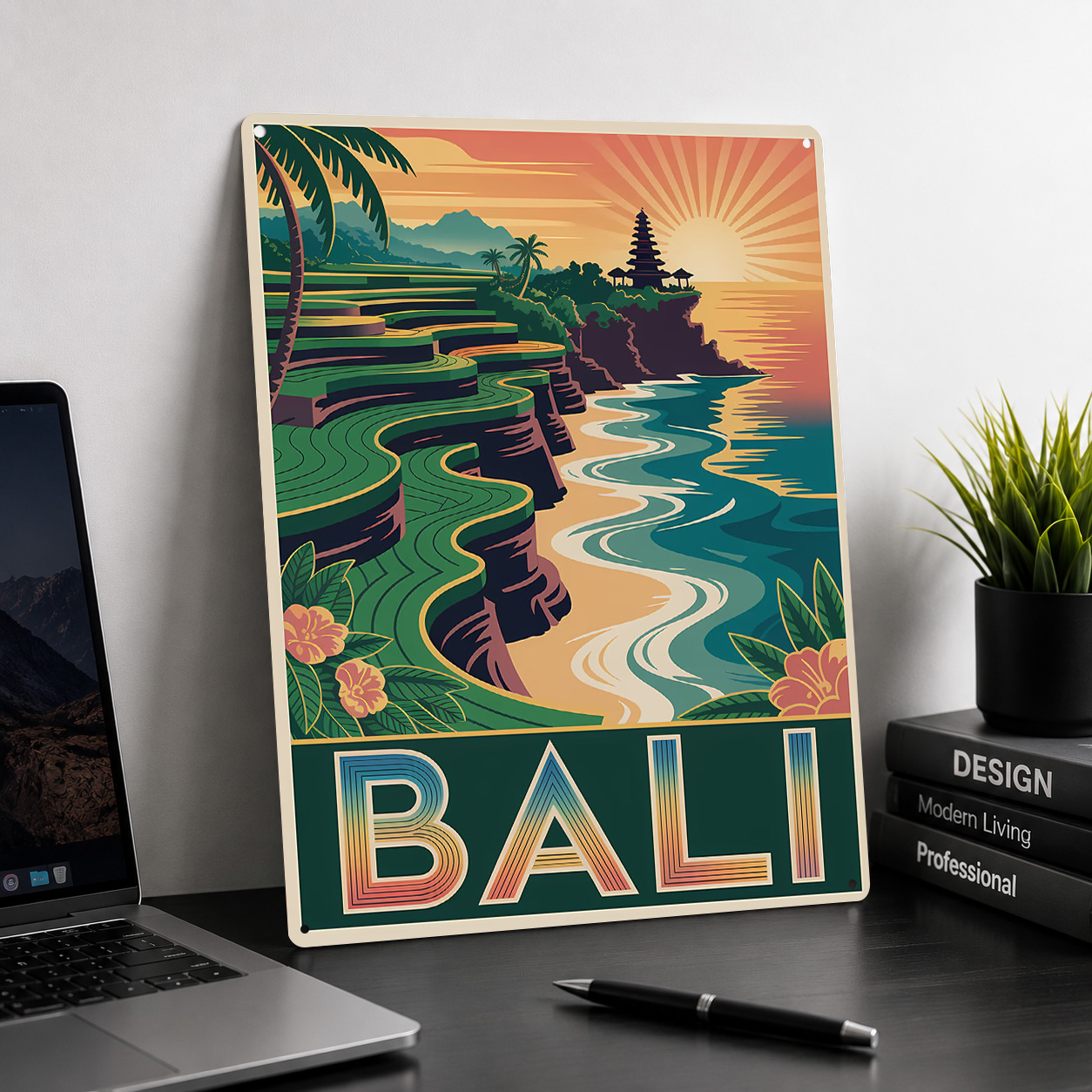 Poster Cetak Tekstur 3D Seni P - 3D Printing Bali ulasan dan harga