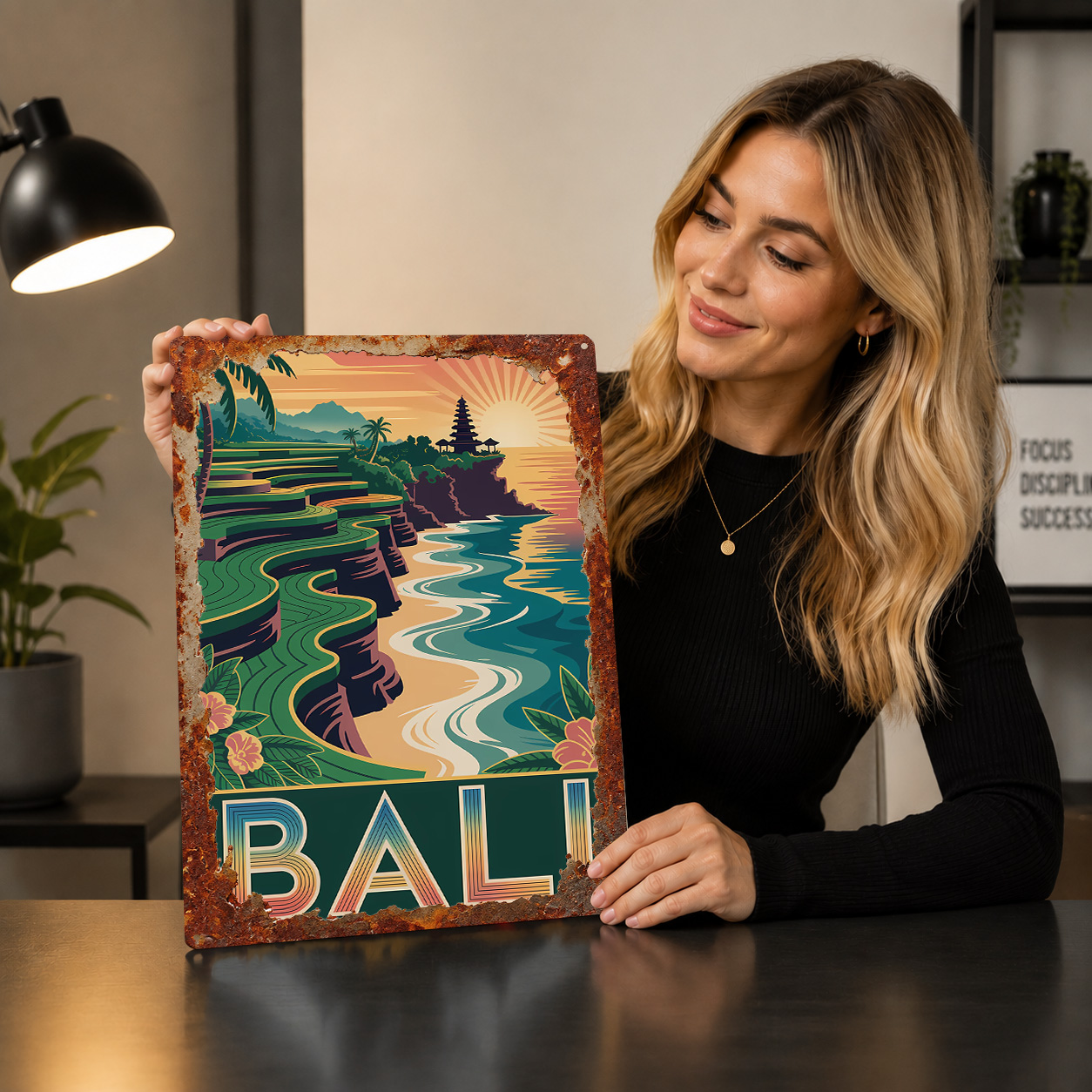 Poster Cetak Tekstur 3D Seni P - 3D Printing Bali ulasan dan harga