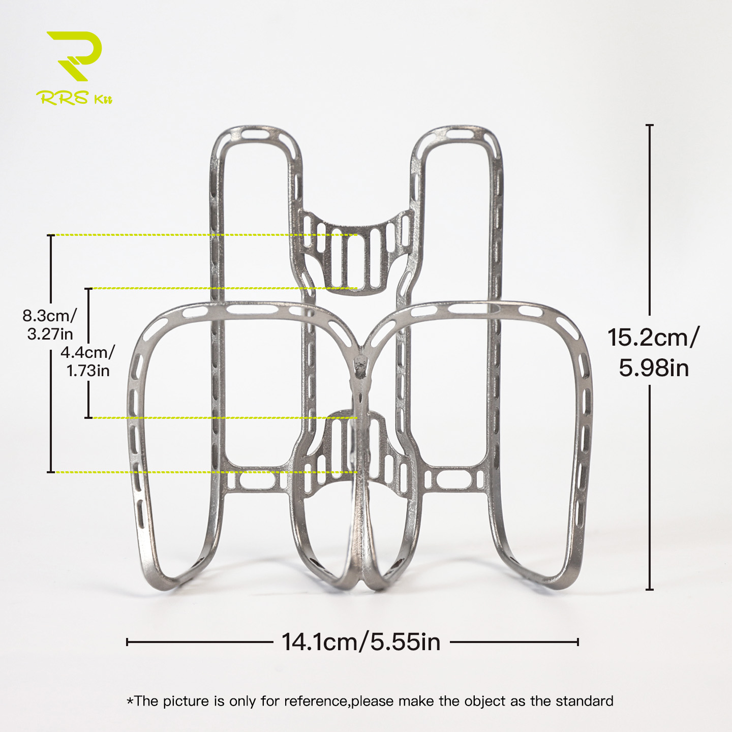 RRSKIT Tempat Botol Air Ganda  - 3D Printing Titanium ulasan dan harga