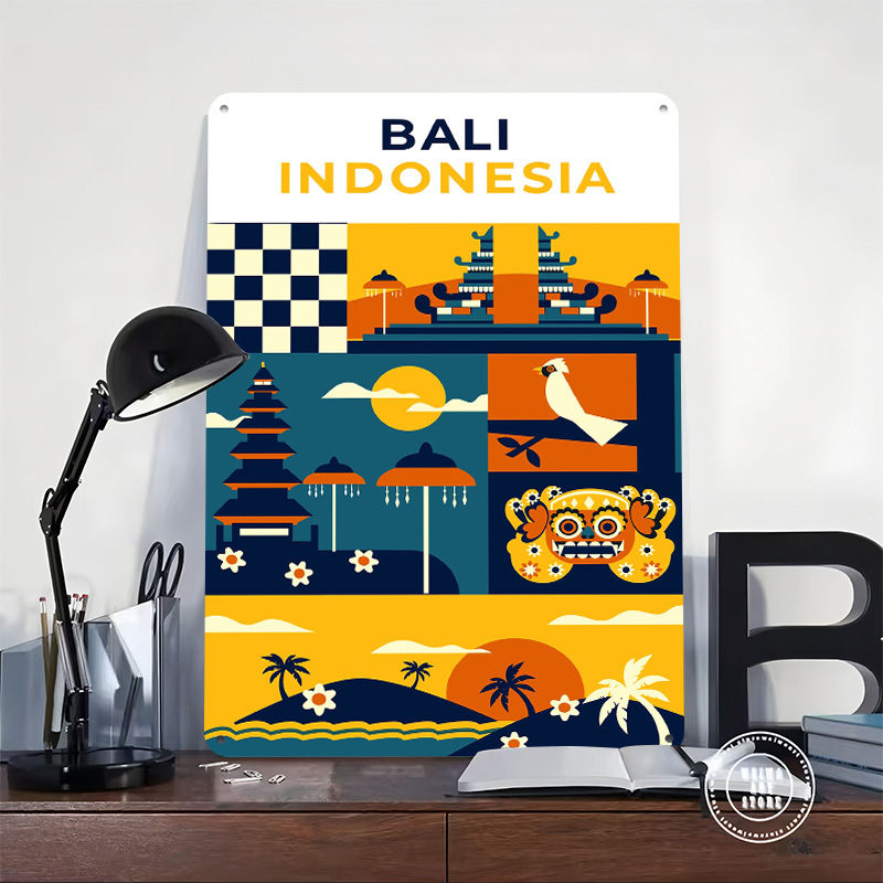 Poster Cetak Tekstur 3D Bali I - 3D Printing Bali ulasan dan harga
