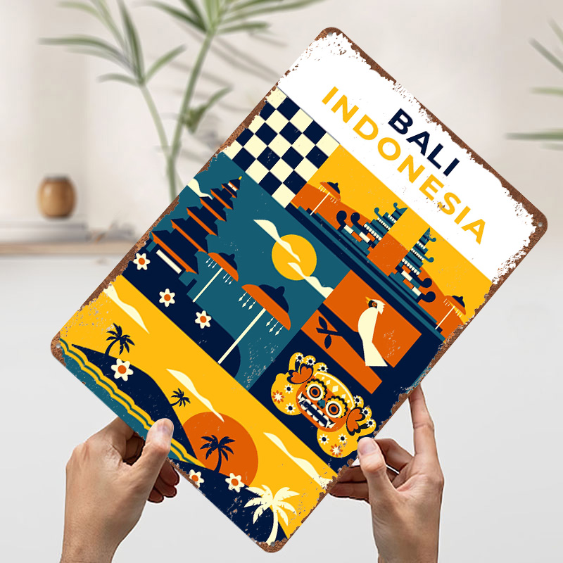 Poster Cetak Tekstur 3D Bali I - 3D Printing Bali ulasan dan harga