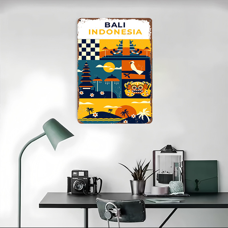 Poster Cetak Tekstur 3D Bali I - 3D Printing Bali ulasan dan harga