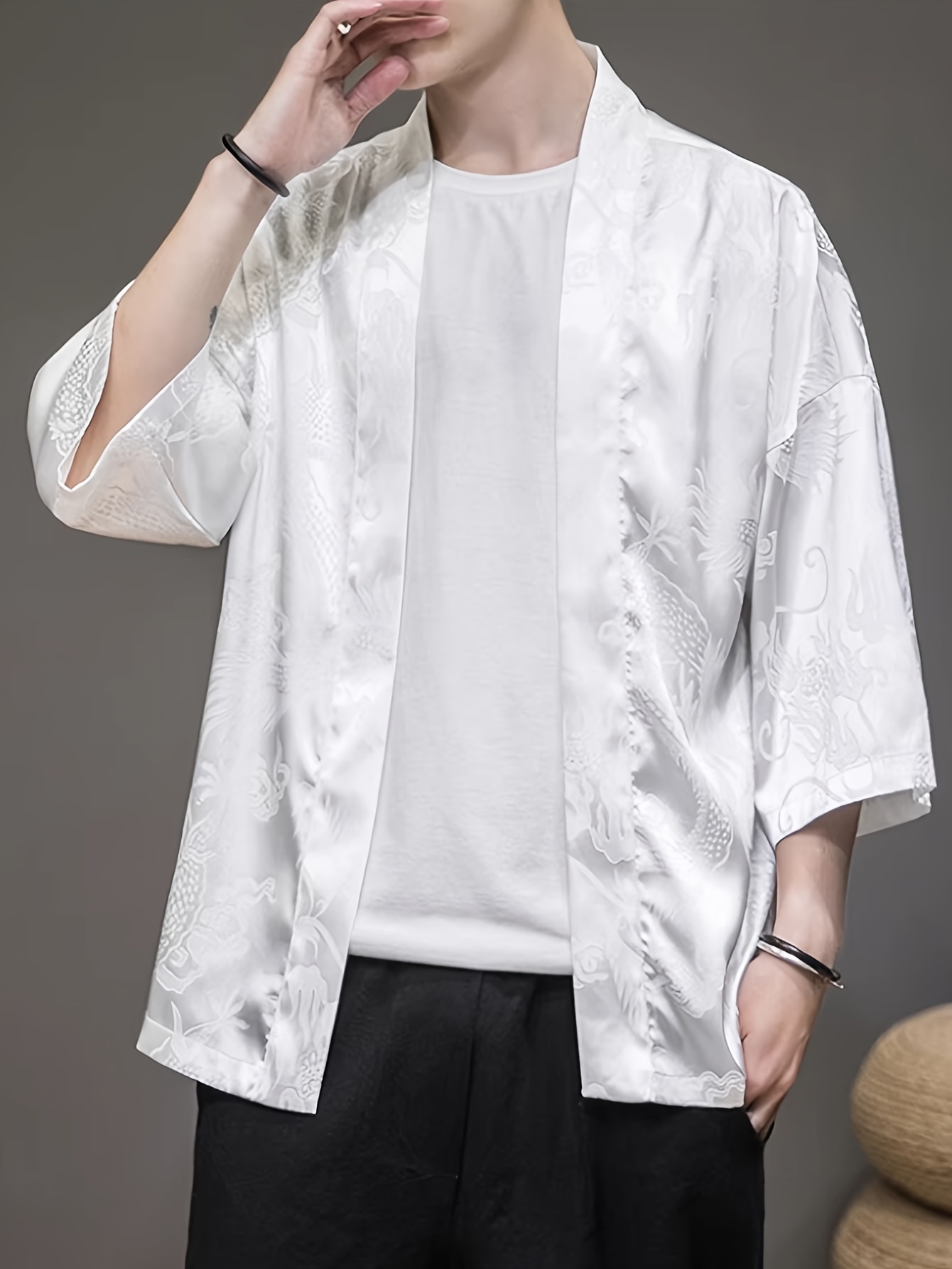 Kimono Pria Musim Panas 2026 D - 3D Printing Design Free ulasan dan harga