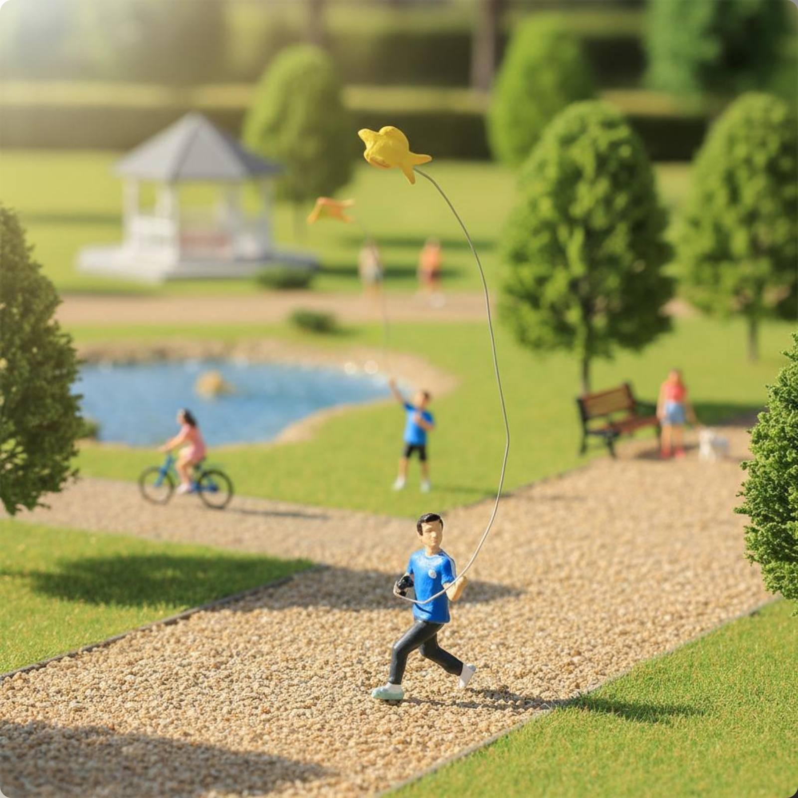 Figur Adegan Taman Diorama Cet - 3D Printing Model ulasan dan harga