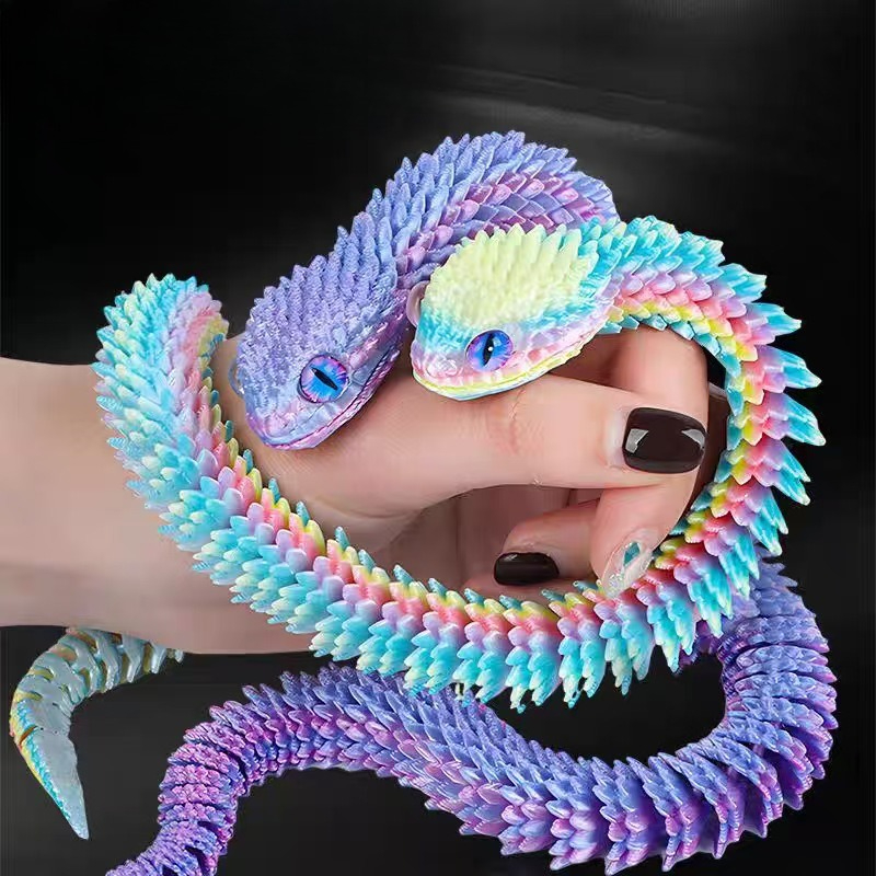 Patung Ular Realistis Cetak 3D - 3D Printing Model ulasan dan harga