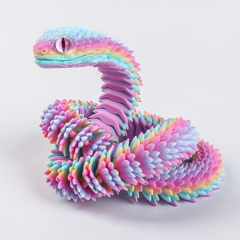 Patung Ular Realistis Cetak 3D - 3D Printing Model ulasan dan harga