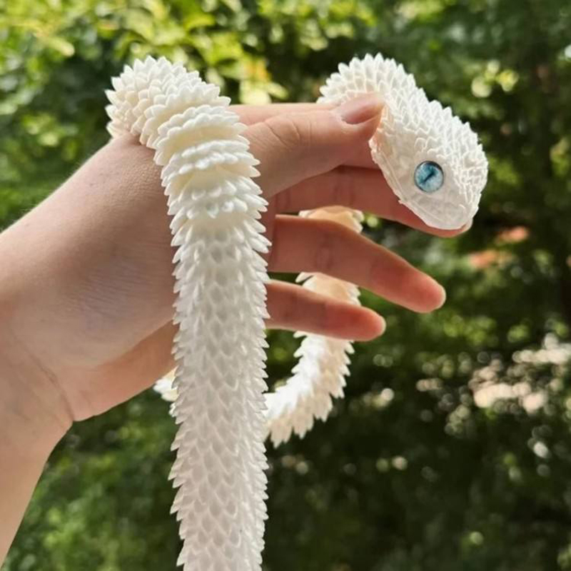Patung Ular Realistis Cetak 3D - 3D Printing Model ulasan dan harga
