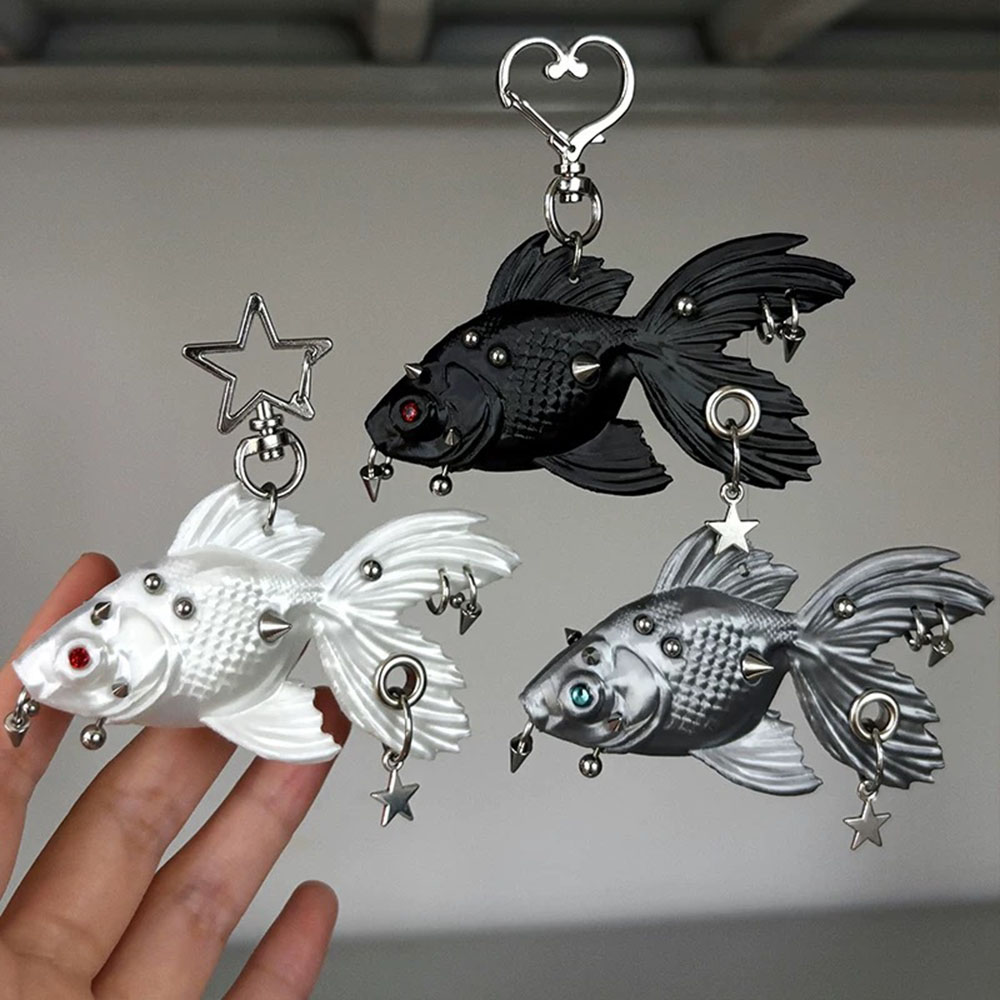 Liontin Ikan Mas 3D Cetak Gaya - 3D Printing Titanium ulasan dan harga
