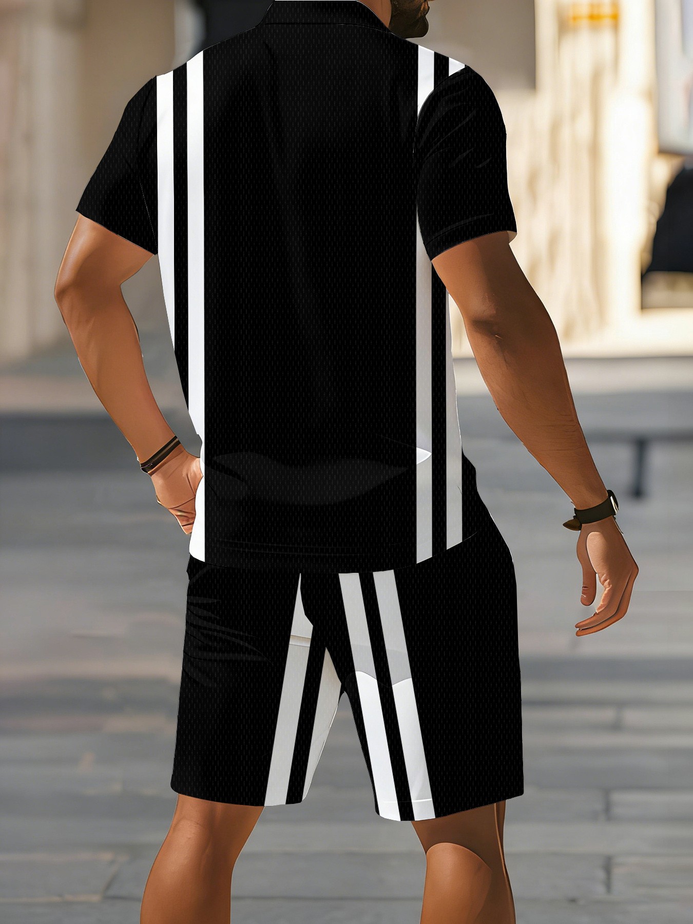 Set Kaos Polo Lengan Pendek Pr - 3D Printing Design Free ulasan dan harga