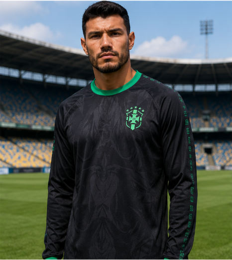 Kaos Sepak Bola Lengan Panjang - 3D Printing Designing ulasan dan harga